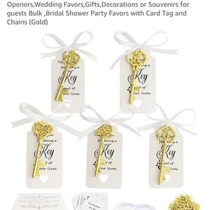 Gold Key Bottle Opener Party Favors